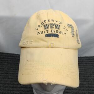 Disney Parks Adult Adjustable Hat Yellow